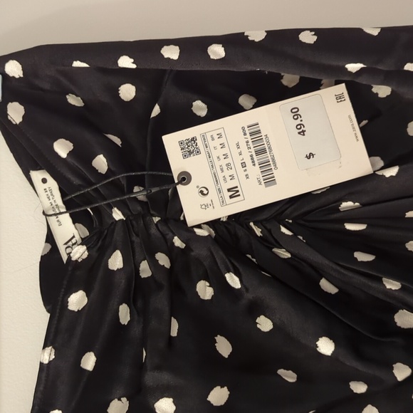 Brand New Zara Polka Dot Skirt - Picture 3 of 4